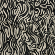Cotton Voile - Black and White Abstract Lines - Gallery Tour Print - Mood Exclusive Metro Collection