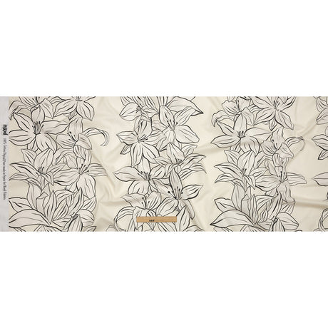 Cotton Voile - White Floral - Central Park Spring Print - Mood Exclusive Metro Collection