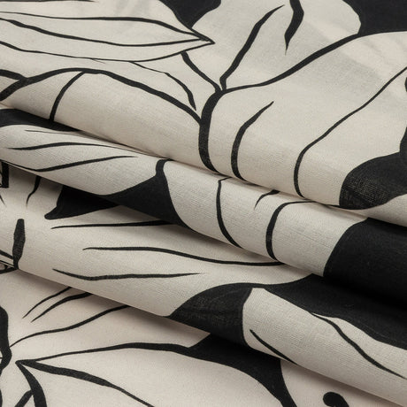 Cotton Voile - Black Floral - Central Park Spring Print - Mood Exclusive Metro Collection
