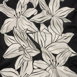 Cotton Voile - Black Floral - Central Park Spring Print - Mood Exclusive Metro Collection