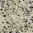 Linen and Rayon Woven - Black and White Dalmatian Spots - Fire Dogs Print - Mood Exclusive Metro Collection