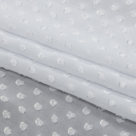 Polyester Swiss Dot - White - Mood Exclusive Annamae Collection
