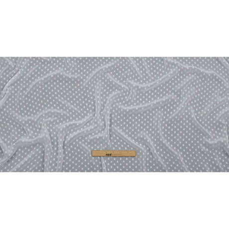 Polyester Swiss Dot - White - Mood Exclusive Annamae Collection