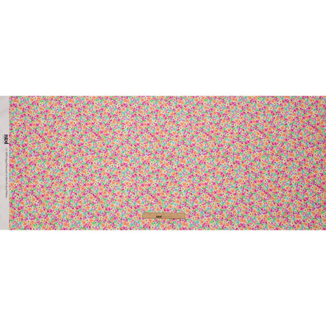 Viscose Georgette - Pink and Orange Floral - Isola Bella Print - Mood Exclusive Secret Garden Collection