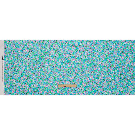 Viscose Georgette - Blue and Purple Floral - Isola Bella Print - Mood Exclusive Secret Garden Collection