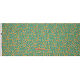 Viscose Georgette - Teal and Orange Floral - Dance with the Daffodils Print - Mood Exclusive Secret Garden Collection
