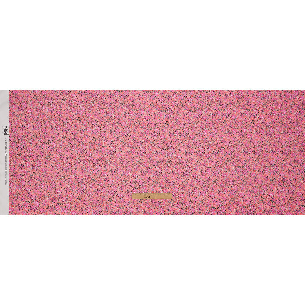 Viscose Georgette - Pink Floral - Titania's Dream Print - Mood Exclusive Secret Garden Collection