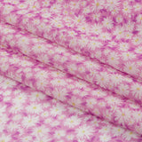 Viscose Georgette - Pink and White Floral - Sunday in the Park Print - Mood Exclusive Secret Garden Collection
