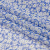 Viscose Georgette - Periwinkle and White Floral - Sunday in the Park Print - Mood Exclusive Secret Garden Collection