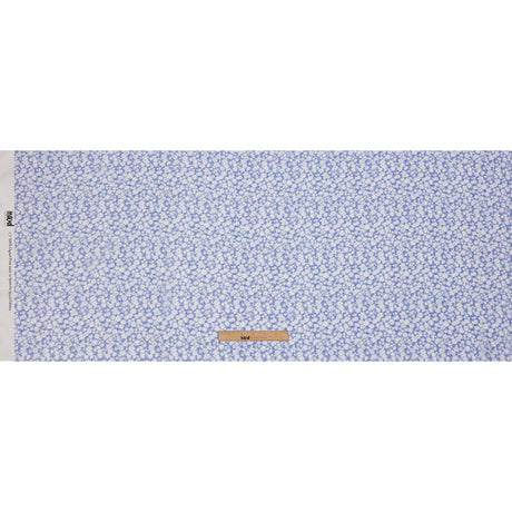 Viscose Georgette - Periwinkle and White Floral - Sunday in the Park Print - Mood Exclusive Secret Garden Collection