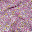 Viscose Georgette - Bigger Pink and Yellow Floral - Springtime Saunter Print - Mood Exclusive Secret Garden Collection