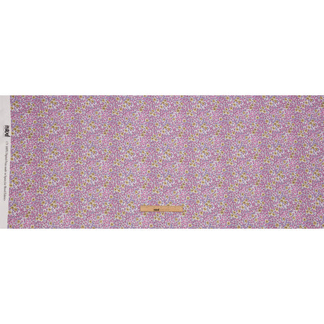 Viscose Georgette - Pink and Yellow Floral - Springtime Saunter Print - Mood Exclusive Secret Garden Collection