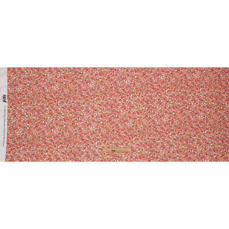 Viscose Georgette - Orange Floral - Strawberry Fields Print - Mood Exclusive Secret Garden Collection