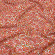 Viscose Georgette - Orange Floral - Strawberry Fields Print - Mood Exclusive Secret Garden Collection