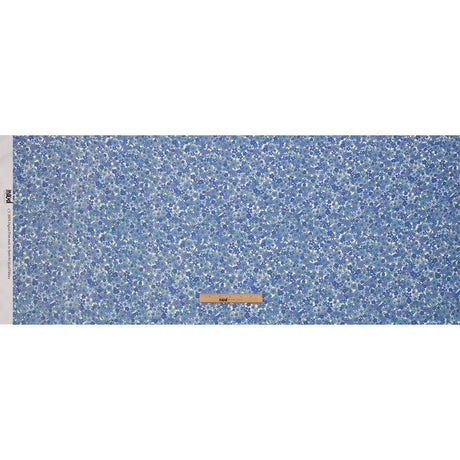 Viscose Georgette - Blue Floral - Strawberry Fields Print - Mood Exclusive Secret Garden Collection