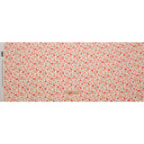 Cotton Poplin - Cream and Peach Floral - Poppy Hypnosis Print - Mood Exclusive Secret Garden Collection