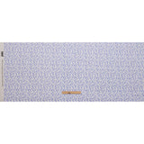 Cotton Poplin - Periwinkle and White Floral - Sunday in the Park Print - Mood Exclusive Secret Garden Collection