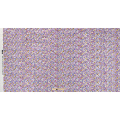 Cotton Poplin - Pink and Yellow Floral - Springtime Saunter Print - Mood Exclusive Secret Garden Collection