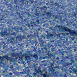 Cotton Poplin - Blue Floral - Strawberry Fields Print - Mood Exclusive Secret Garden Collection