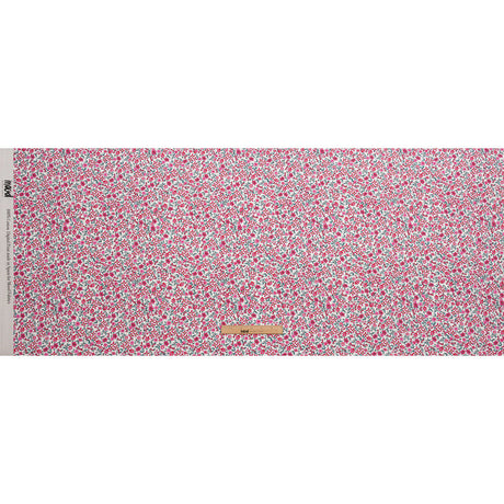 Cotton Poplin - Pink Floral - Botanical Stroll Print - Mood Exclusive Secret Garden Collection
