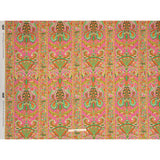 Cotton Voile - Pink Floral Paisley Stripes - Locust Lily Print - Mood Exclusive Gisele Collection