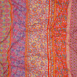 Cotton Voile - Pink and Orange Floral Stripes - Darling Clementine Print - Mood Exclusive Gisele Collection