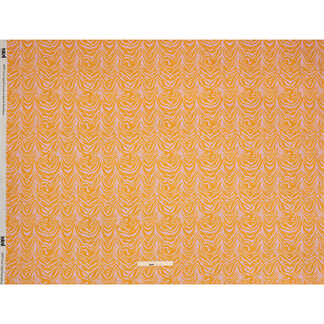 Cotton Voile - Pink and Orange Animal Stripes - Saffron River Print - Mood Exclusive Gisele Collection