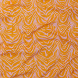 Cotton Voile - Pink and Orange Animal Stripes - Saffron River Print - Mood Exclusive Gisele Collection