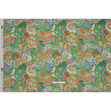Cotton Voile - Green and Orange Paisley - Dragonfly Inn Print - Mood Exclusive Gisele Collection