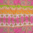 Cotton Voile Panel - Paisley Stripes and Squares - Cypress Daydreams Print - Mood Exclusive Gisele Collection