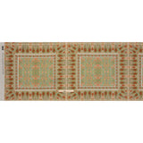 Cotton Voile Panel - Cream Paisley Squares - Laputa's Groundkeeper Print - Mood Exclusive Gisele Collection