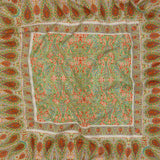 Cotton Voile Panel - Cream Paisley Squares - Laputa's Groundkeeper Print - Mood Exclusive Gisele Collection