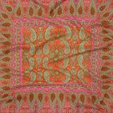 Cotton Voile Panel - Pink Paisley Squares - Laputa's Groundkeeper Print - Mood Exclusive Gisele Collection