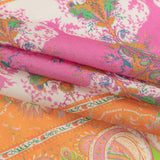 Sustainable Viscose Crepe Panel - Paisley Stripes and Squares - Cypress Daydreams Print - Mood Exclusive Gisele Collection