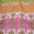 Sustainable Viscose Crepe Panel - Paisley Stripes and Squares - Cypress Daydreams Print - Mood Exclusive Gisele Collection