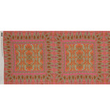 Sustainable Viscose Crepe Panel - Pink Paisley Squares - Laputa's Groundkeeper Print - Mood Exclusive Gisele Collection