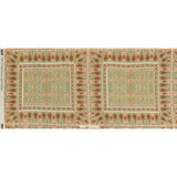Viscose and Linen Woven Panel - Cream Paisley Squares - Laputa's Groundkeeper Print - Mood Exclusive Gisele Collection