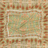 Viscose and Linen Woven Panel - Cream Paisley Squares - Laputa's Groundkeeper Print - Mood Exclusive Gisele Collection