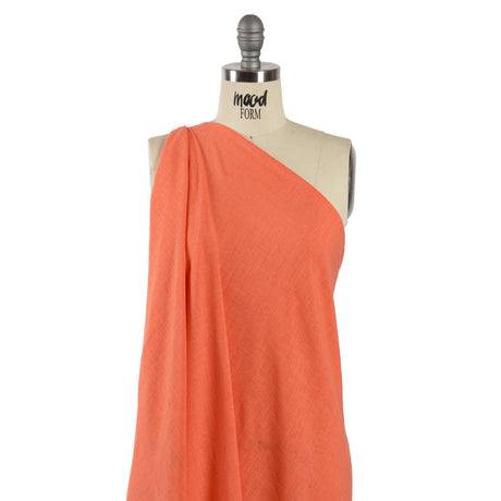 Viscose and Linen Woven - Persimmon - Mood Exclusive Tamara Collection