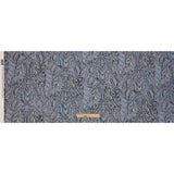 Linen and Rayon Woven - Blue Gray Leaves - Bora Bungalow Print - Mood Exclusive Palm Beach Collection