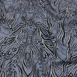 Linen and Rayon Woven - Blue Gray Leaves - Bora Bungalow Print - Mood Exclusive Palm Beach Collection
