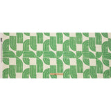 Linen and Rayon Woven - Green Geometric Arches - Submarine Dream Print - Mood Exclusive Palm Beach Collection