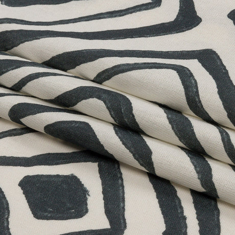 Linen and Rayon Woven - White Painted Diamonds - Sahara Summers Print - Mood Exclusive Palm Beach Collection