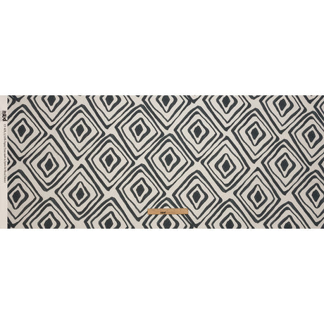 Linen and Rayon Woven - White Painted Diamonds - Sahara Summers Print - Mood Exclusive Palm Beach Collection