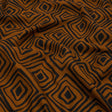 Linen and Rayon Woven - Brown Painted Diamonds - Sahara Summers Print - Mood Exclusive Palm Beach Collection