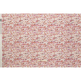 Stretch Cotton Sateen - Pink and Red Dots - Switchboard Soiree Print - Mood Exclusive Yesterday Collection