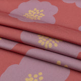Stretch Cotton Sateen - Pink and Lilac Simple Floral - Cadillac Cutie Print - Mood Exclusive Yesterday Collection