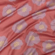 Stretch Cotton Sateen - Pink and Lilac Simple Floral - Cadillac Cutie Print - Mood Exclusive Yesterday Collection