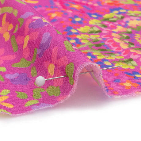 Cotton Voile - Pink Paisley - Amsterdam Market Print - Mood Exclusive Gisele Collection