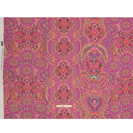 Sustainable Viscose Crepe - Pink Paisley - Amsterdam Market Print - Mood Exclusive Gisele Collection